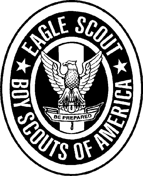 eagle scout clip art black and white