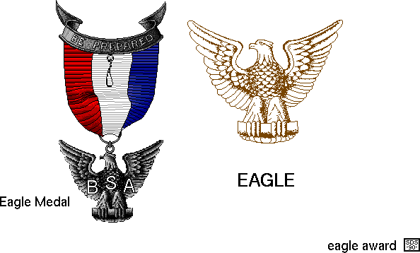 boy scout eagle clipart