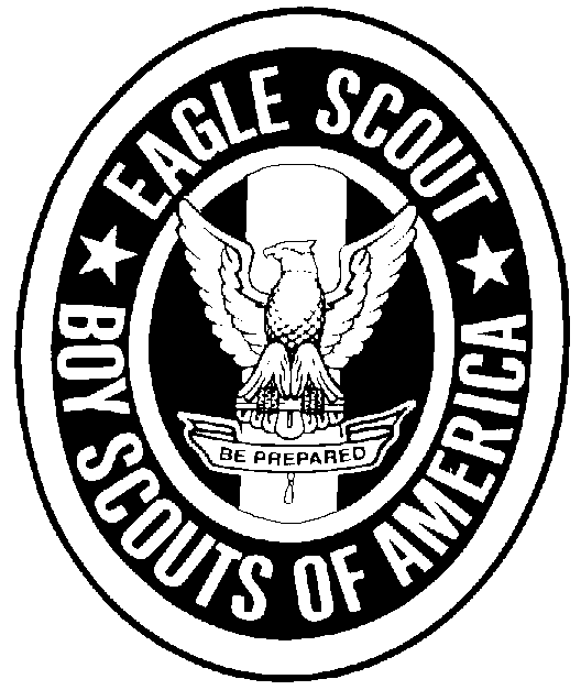 eagle scout logo black and white
