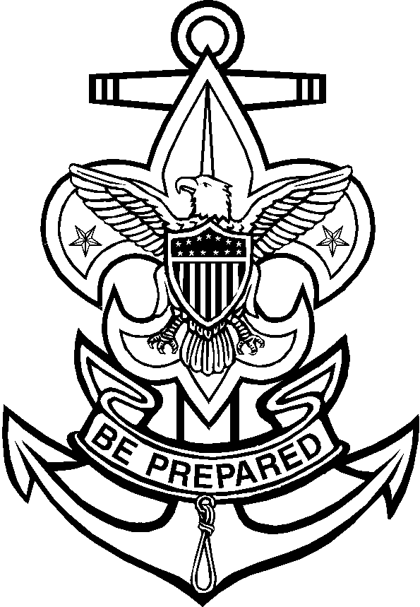 boy scouts emblem. sailboat emblem emblem