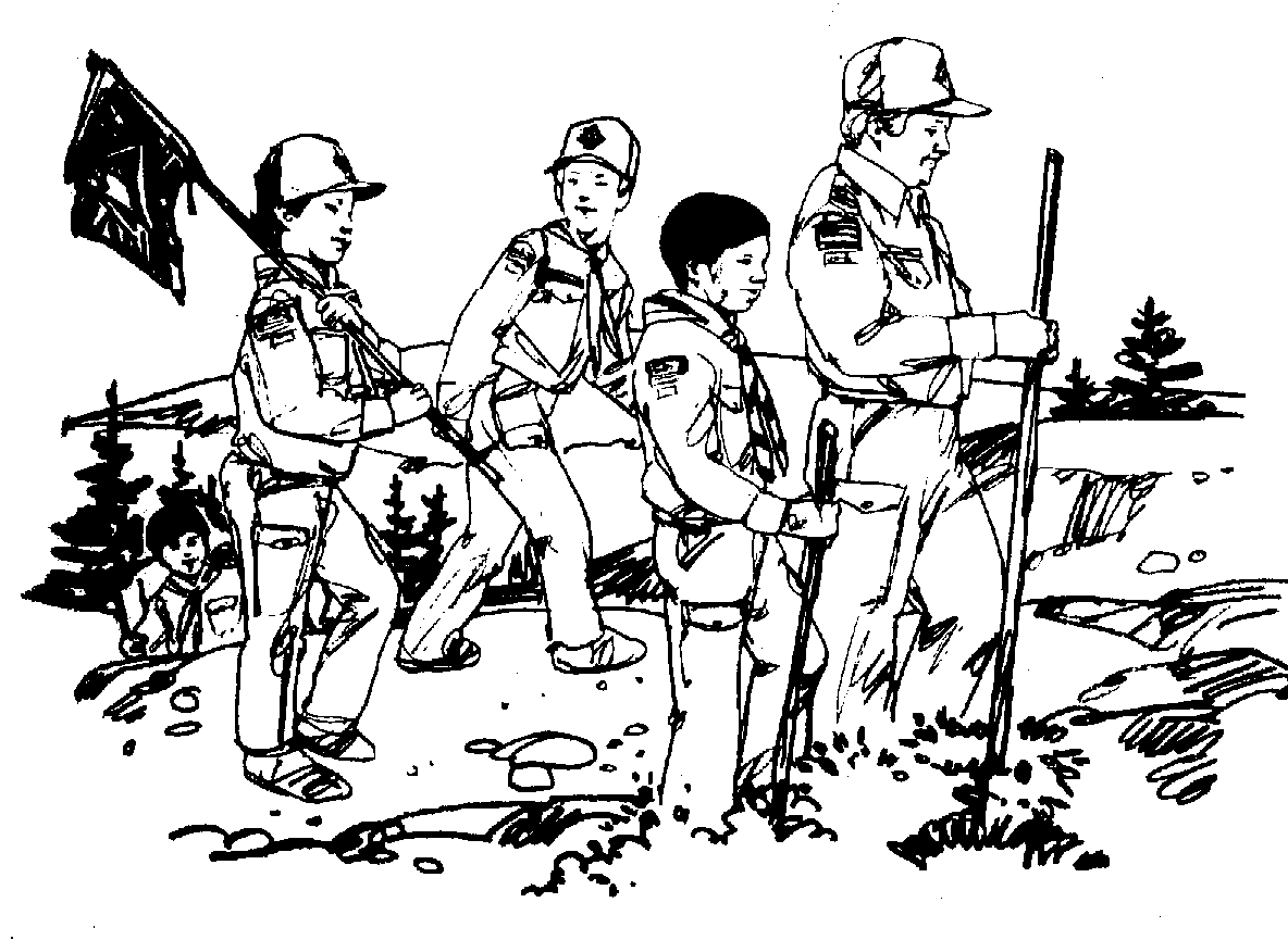 eagle scout coloring pages - photo #40